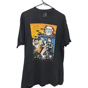 Demon Slayer Black Graphic T-Shirt